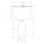 Lighting, H 24 po, lampe de table, béton, abat-jour, contemporain-1706110526-1706110496