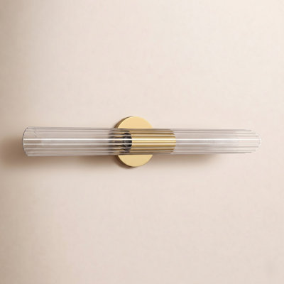Anston 2 Light Glass Dimmable Armed Sconce
