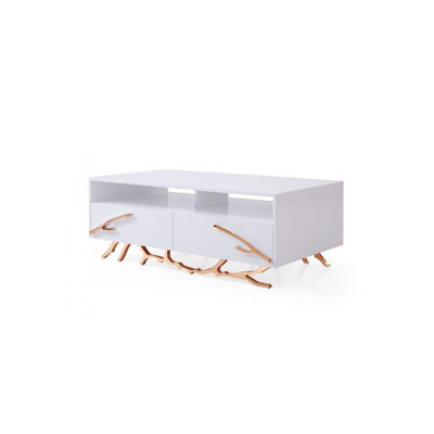 Table basse abstraite avec rangement