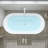 59" x 30" Freestanding Soaking Acrylic Bathtub-81515717