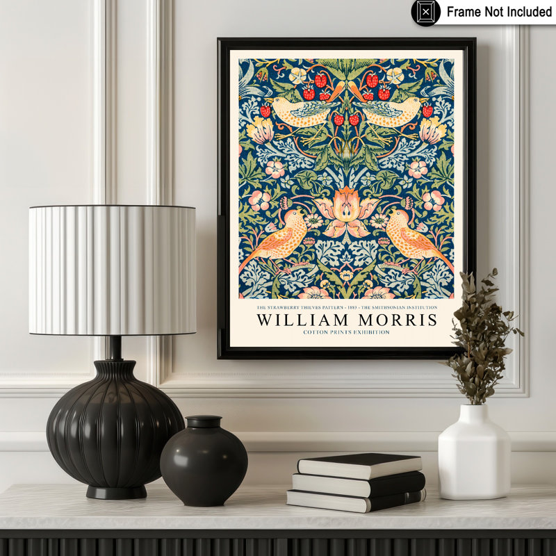 William Morris - Voleur de fraises n ° 1, Sans cadre, Affiche, H 24 po x l 32 po