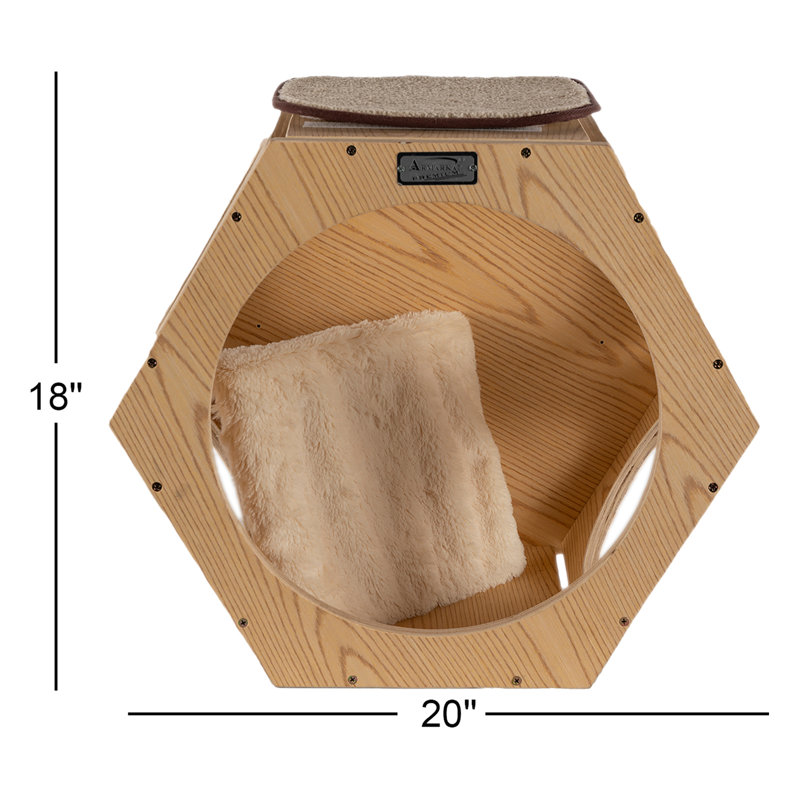 Armarkat Wall Series: ajouts d'arbres muraux en bois naturel