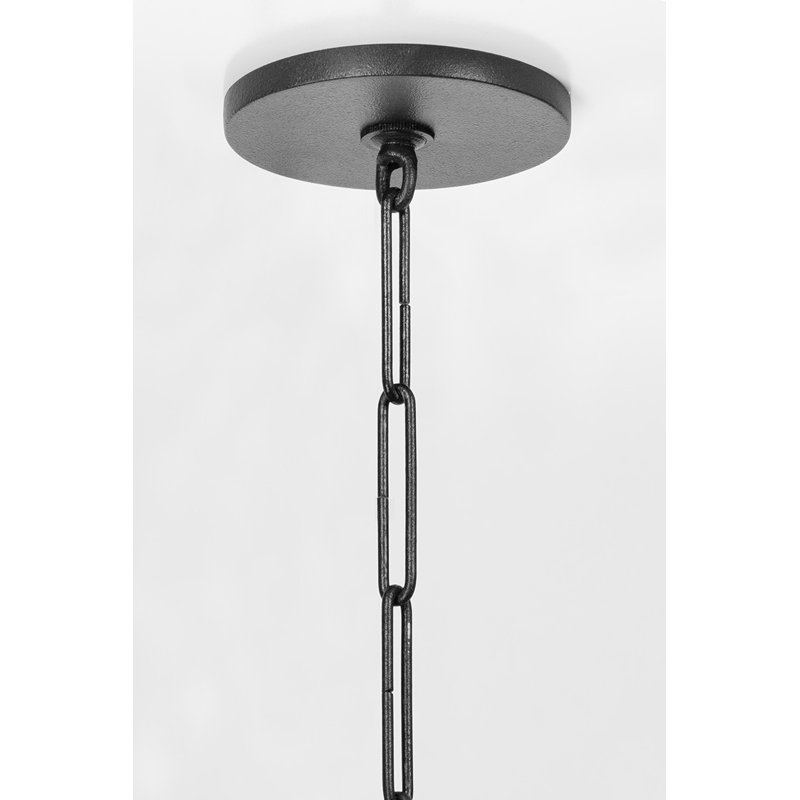 9 - Light Chandelier, Forged Iron