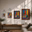 Meditative Interior Modern - Framed Print-1618981331-1618981333