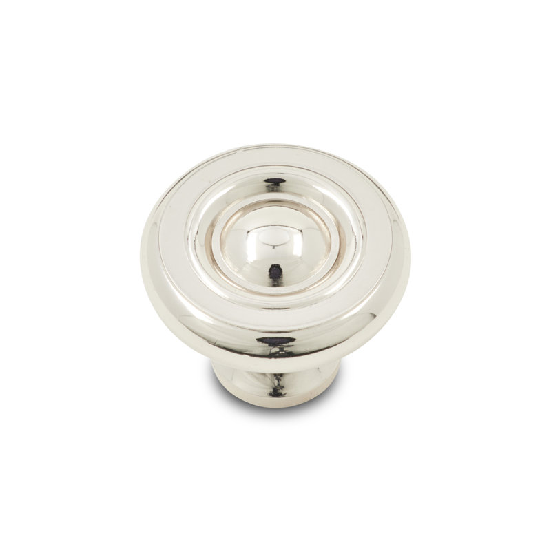 CK Series 1 1/2" Diameter Mushroom Knob, Polished Nickel, Small