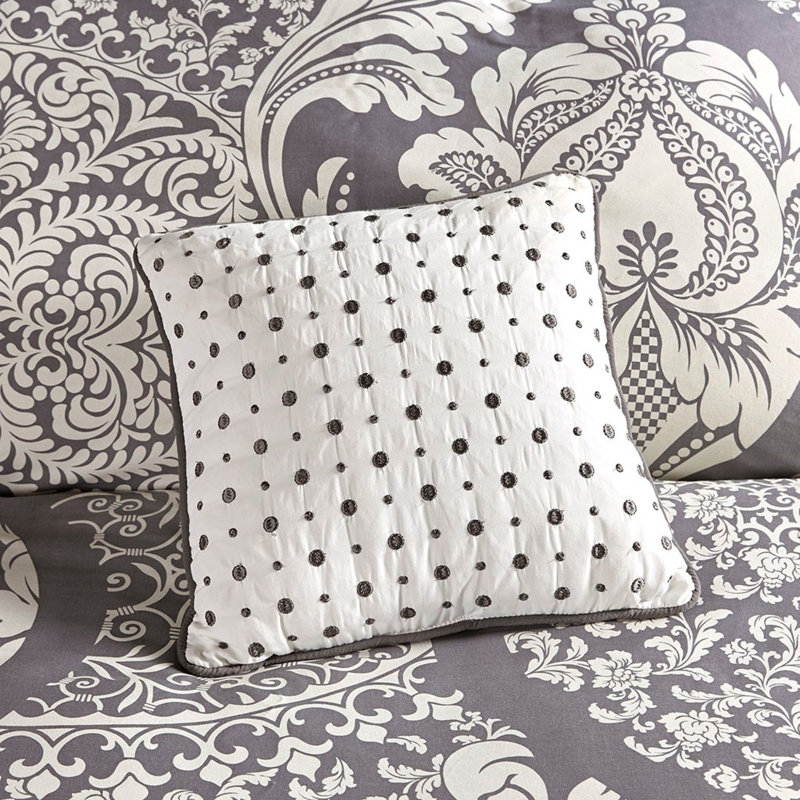 Ensemble de literie, satin de coton double damassé pour maison moderne