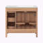 Meuble-lavabo de rangement avec lavabo en céramique