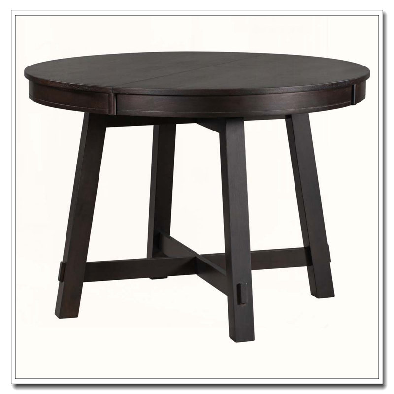 Table de salle à manger extensible Farmhouse, Espresso