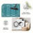 Teal Gold Line   area rugs for Living Room, Soft and Comfortable, Suitable for all seasons, easy to maintain, machine washable Indoor floor mat, Under Table Farmhouse suitable for Bedroom, Dining Room, Study,  Balcony, Home Decor Patio-1641888836