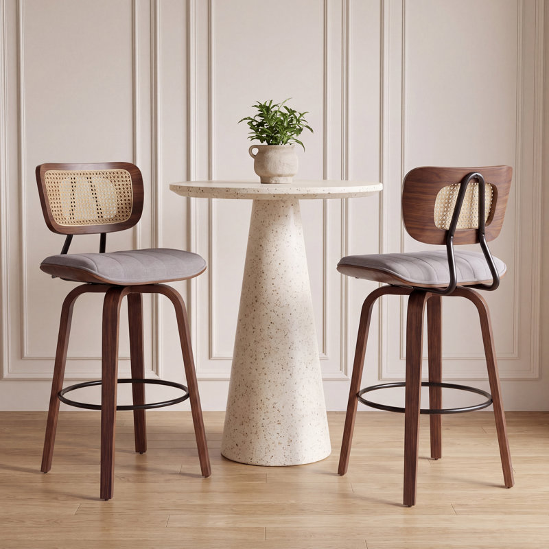 Tabouret de bar 26 po, Gris