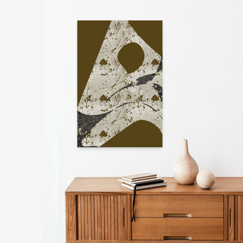 Art contemporain, art contemporain abstrait, H 24 po x l 16 po