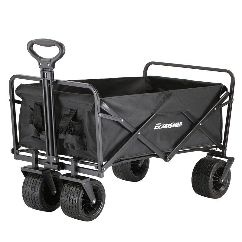 Portable Garden Carts, Black