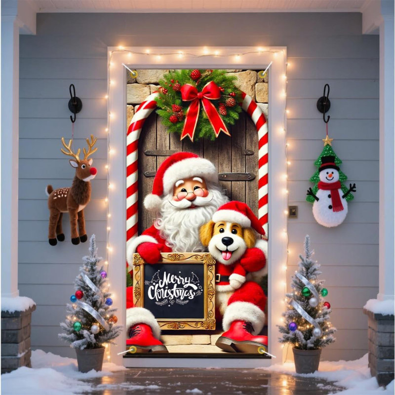 Bannière de porte Merry Christmas