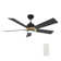 52'' Magdolna 5 - Blade LED Smart Standard Ceiling Fan with Remote Control and Light Kit Included.