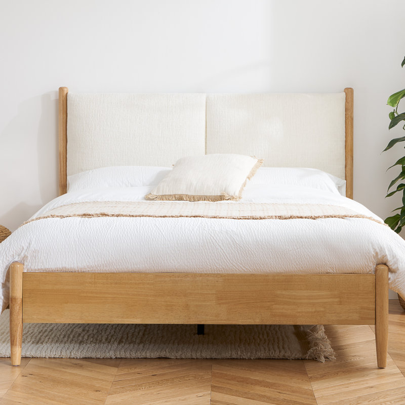 150cm Sweder Bed Oak, Kingsize (5')