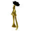 Sculpture couple romantique Keiper - Figurine moderne abstraite, cadeau de Saint-Valentin en aluminium fait à la main pour anniversaire, mariage, salon ou chambre à coucher