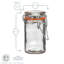 Argon Tableware - Glass Storage Jars - 70ml - Set of 3-1183073528