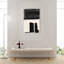 «Black and White Abstract Shapes» par Floater, reproduction d'art sur toile-68916543-68916547
