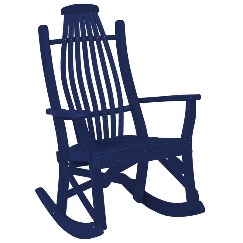 Chaise berçante Bentwood, Bleu patriote