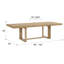 Table de salle à manger avec rallonge Danity-53161606