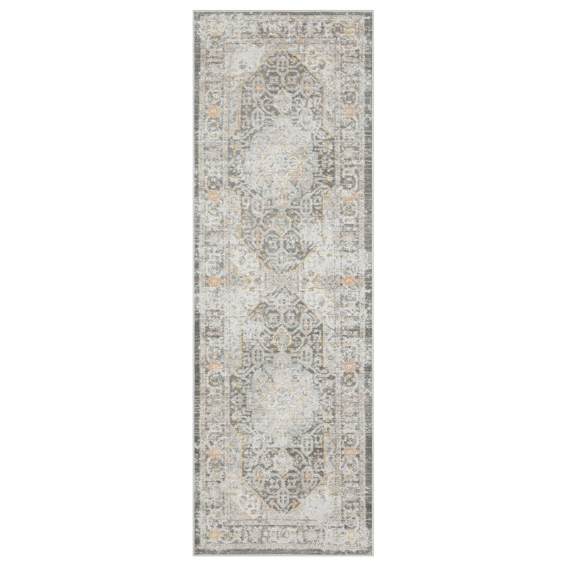 Tapis tissé à la machine Goulart, Tapis de couloir 2 pi 8 po x 7 pi 10 po