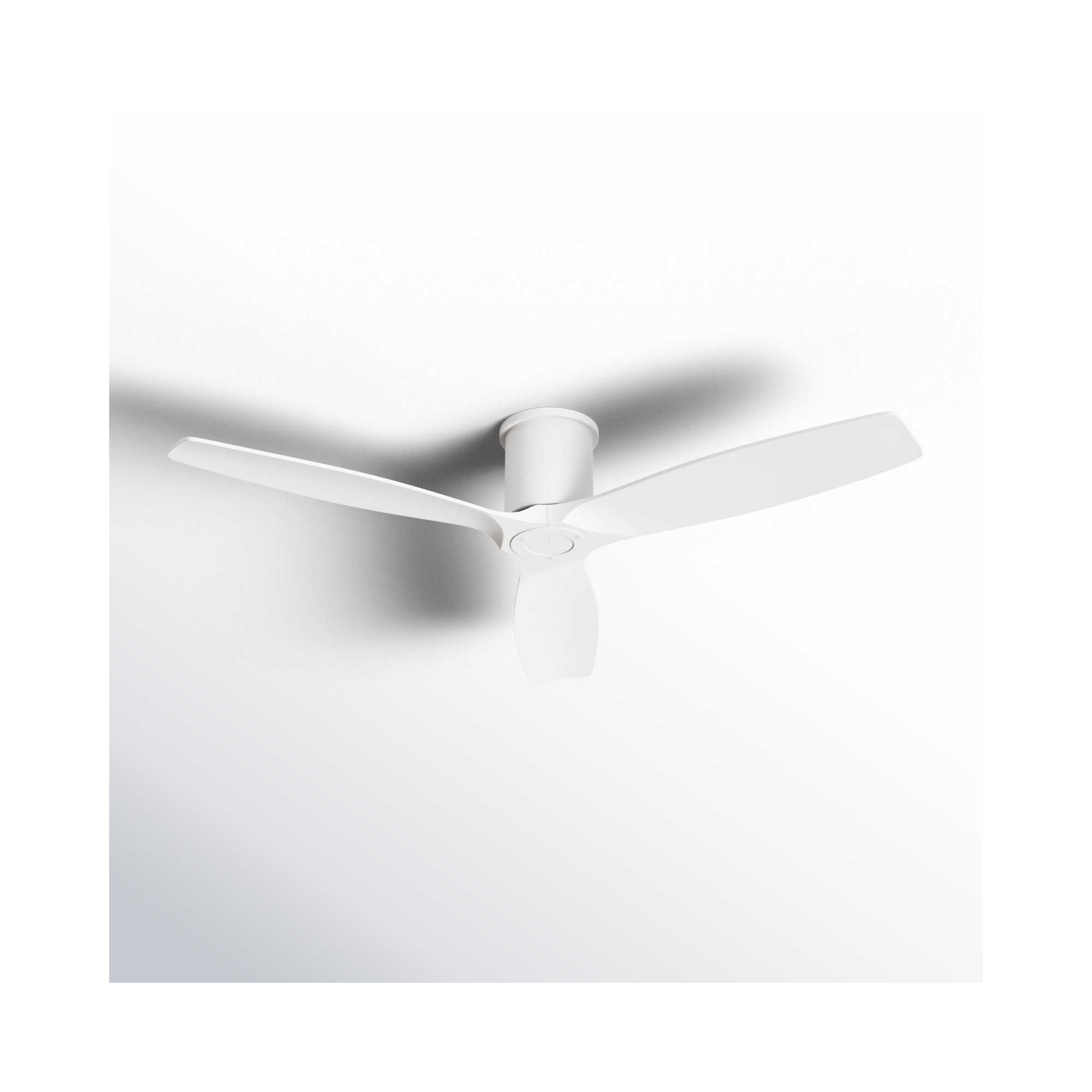 Rafaella 52'' 3 Blade Ceiling Fan, Matte White, Matte White