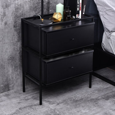 Cojo 58cm W Particle Board / Chipboard Bedside Table