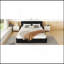 Grand lit plateforme tapissier Modern