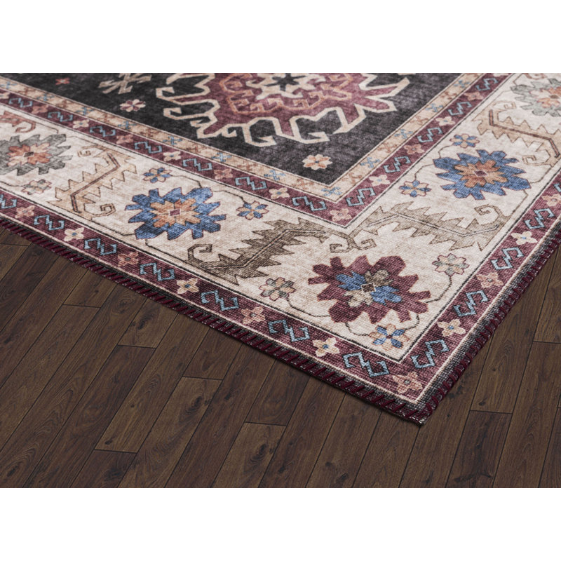 Oriental Indoor Rug, Rectangle 5'3" x 7'6"