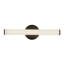 Tectra 18-in Black dimmable LED Wall Sconce-1688632345