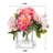 Silk Dahlia Arrangement in Vase-1839644330