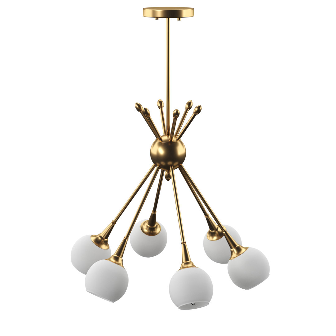 Christhard 6 - Light Dimmable Sputnik Sphere Chandelier Mercer41