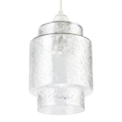 24 cm H Cone Glass Pendant Shade ( No Direct Attachment Method ) in Clear