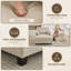 Fauteuil en cuir avec repose-pieds l 37,8 po-524996507