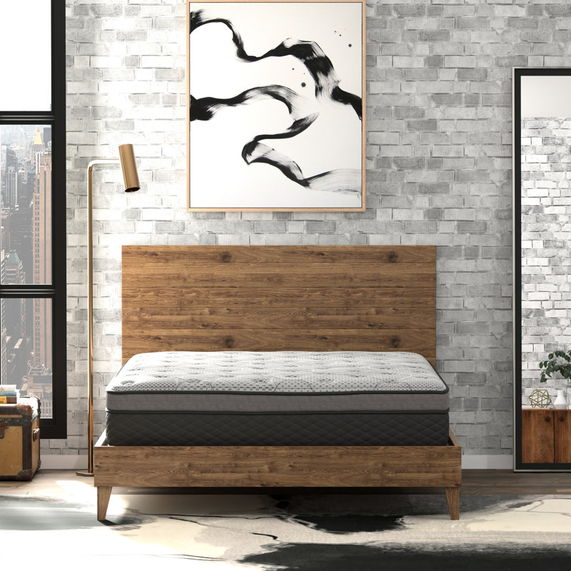 Matelas double 12 po - Ressort et mousse pour une expérience de sommeil supérieure Combinaison de tissu tricoté, Full