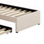 Lit plateforme tapissier simple Teddy-1833390544