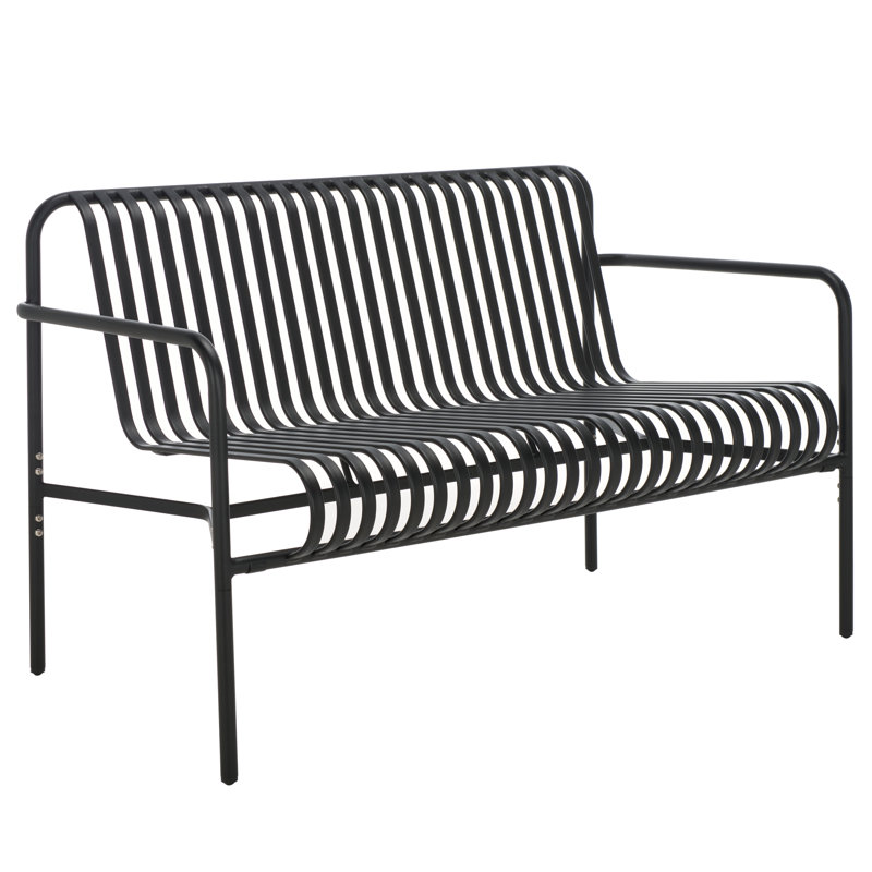 Hydetown Two Seater Chair, Black