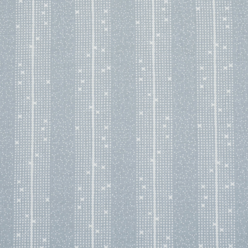 Tissu rayé Schumacher X Veere Grenney Stella, Bleu