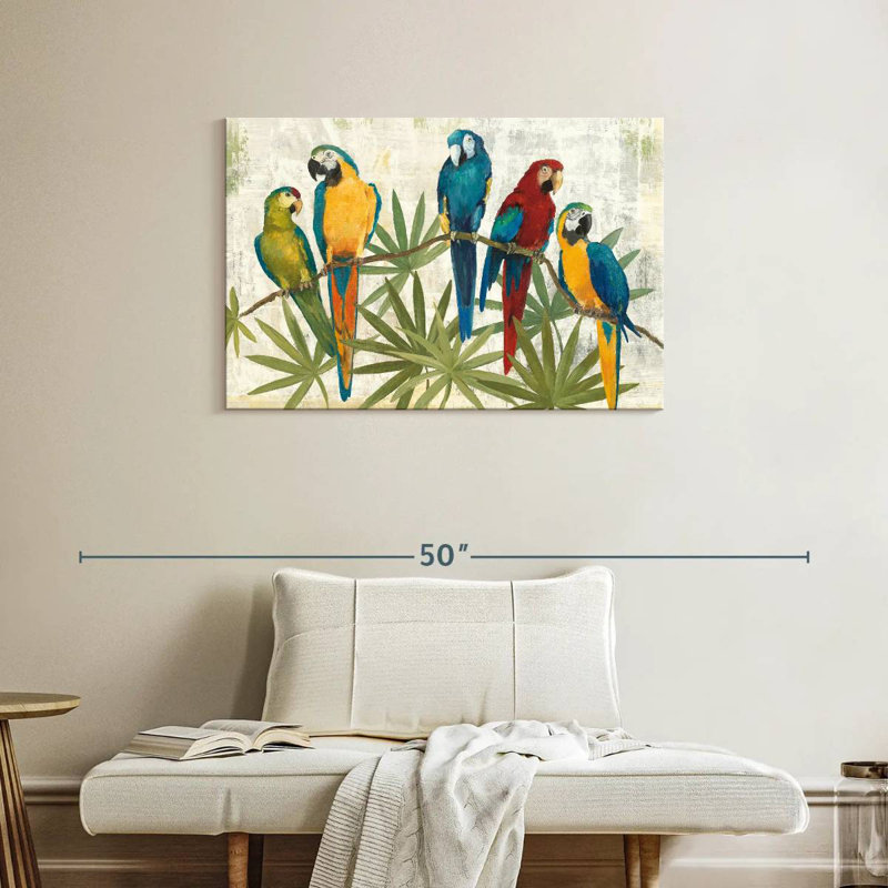 Brampt oiseaux d'une plume, H 24 po x l 36 po