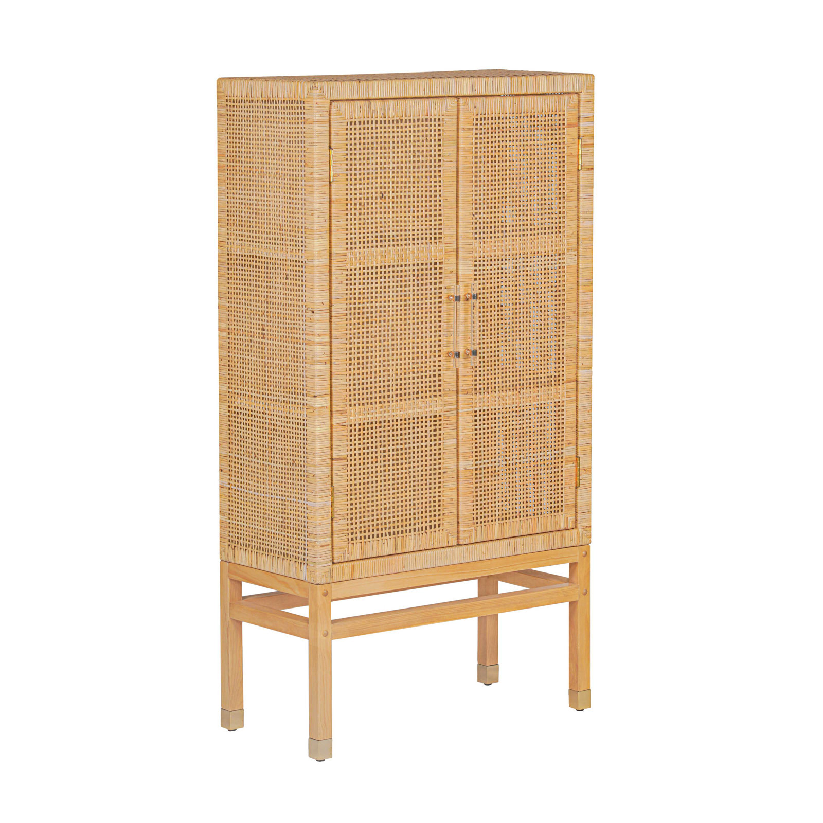 Kacey 2-Door Storage Cabinet, Natural