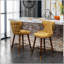 Ensemble de 2 tabourets de comptoir Nevis Mid-Century