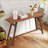 59.06 Inch Entryway Table for Living Room,Narrow Console Table with Solid Wood Legs, Modern Design MDF Skinny Sofa Table Entrance Table for Hallway, Entrance,Apartment