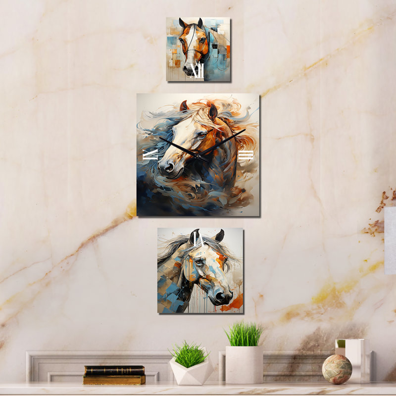 Machayla Metal Wall Clock