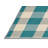 Machine Washable Checkered Blue Area Rug