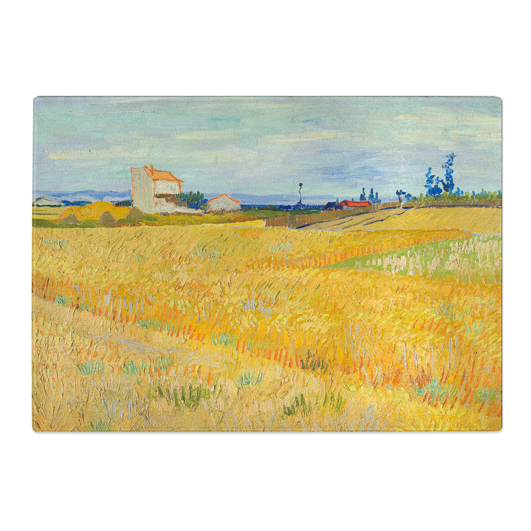 Wheat Field by Vincent Van Gogh Chopping Board