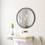 Miroir mural rond en aluminium Bhage-747923984-747923985