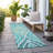 Alleigh Washable Paisley Indoor / Outdoor Rug-1829272455