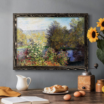 " The Corner Of The Garden At Montgeron, 1876 " Painting Print