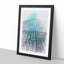 Ground Zero in New York City in Abstract - Picture Frame Graphic Art Print-55737910-55737913
