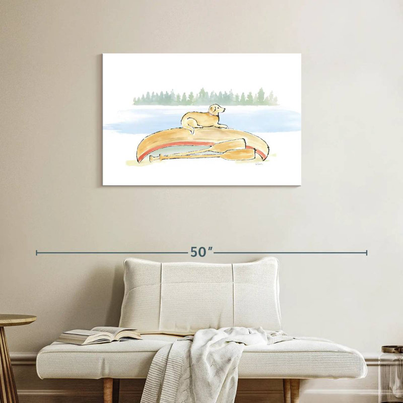 Senne Lakeside Days III, 24" H x 36" W